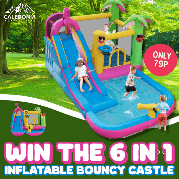 Win 6-In-1 Inflatable Bouncy House