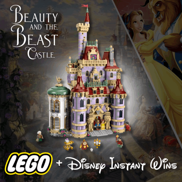 LEGO BEAUTY & THE BEAST CASTLE + LEGO INSTANTS